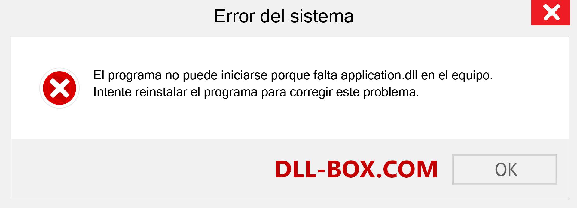 ¿Falta el archivo application.dll ?. Descargar para Windows 7, 8, 10 - Corregir application dll Missing Error en Windows, fotos, imágenes